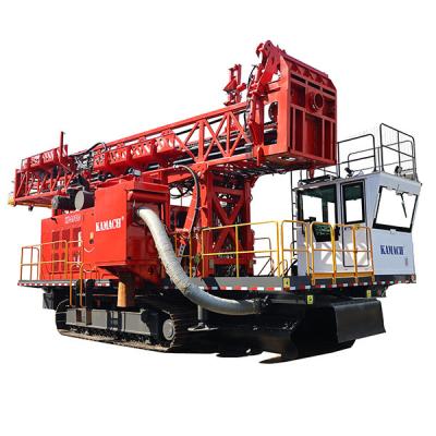 CAT C18 エンジン KY-250D 回転式ドリルリグ 40m3/min 空気圧縮機の移動
