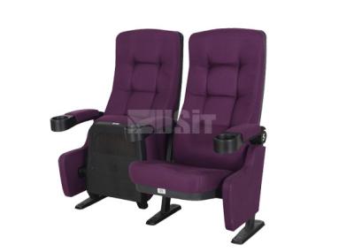 Elegant Style Public Auditorium Theater Seats Rock Back Function Standard Size
