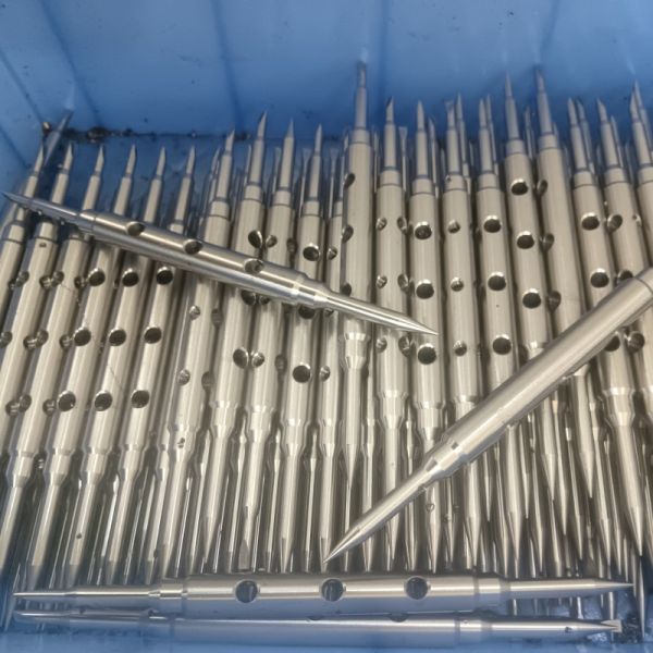 420j2 Stainless Steel Long Axis Side Hole Thread Cnc Milling Spare Parts