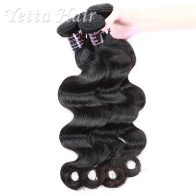 o cabelo remy indiano virgem macio de 18 polegadas/cabelo humano não processado empacota