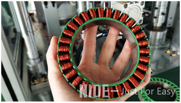 1.0m m máquina de bobina automática del estator del motor de 2 ruedas