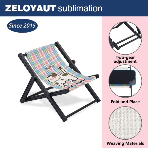 Wholesale Linen Phone Stand Chair Sublimation Blanks DIY Personalized Custom Photo Promotional Business Gifts