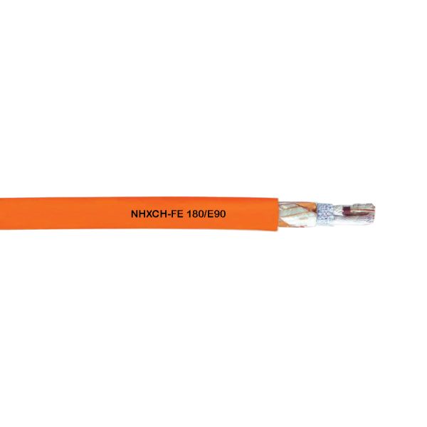 Halogen - Free NHXCH FE Fire Resistance Cable ISO9001 180 / E90 With Concentric Conductor