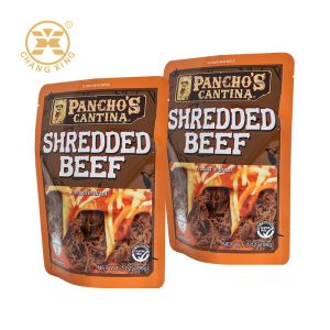Custom Printing Food Grade Beef Jerky Packaging Bag Moisture-Proof Sealed Bag For Pork And Beef