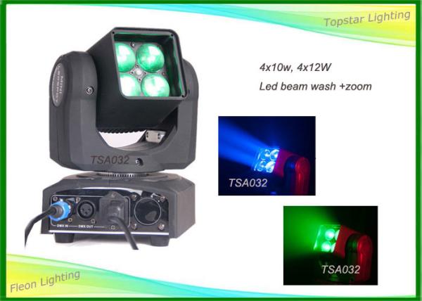 Square Dj Matrix Led Beam Moving Head 4x10w 4x12w 80w 4 Eyes Mini Moving Head Light Wash Zoom Light
