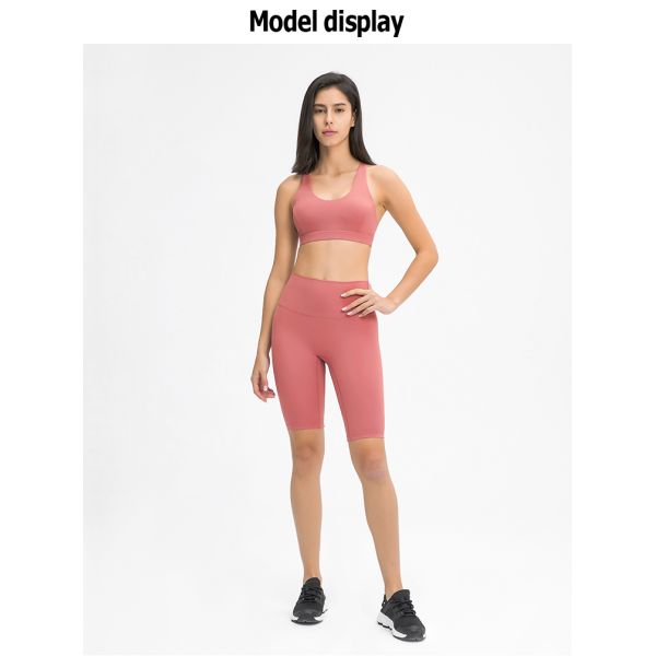 Бюстгальтер спорт противоударных женщин собрал влагу Wicking без стального кольца