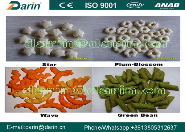 Directly Puff Extruder Machine with core - filling , snack food extruder machine