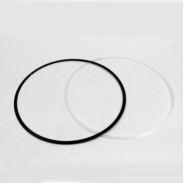 Customized high precision stainless steel cnc turning machining round O ring in black