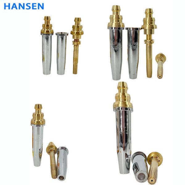 G03 Machine-Use Equal-Pressure Split-Type Stainless Steel Cutting Nozzle with Brass Core and Electroplated Copper Shell – Flame Cutting Torch Tip for CNC & Semi-Automatic Metal Cutting