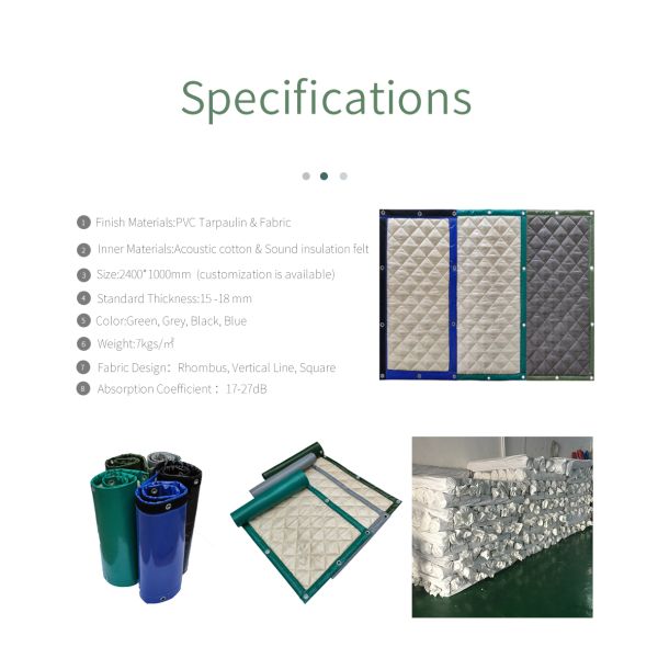 Эффективный материал звукоизоляции на строительной площадке Акустический шумный барьер Stc 17-27dB