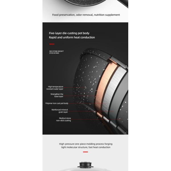 Hot Selling Cooking Kitchen Cookware Cast Iron Steak Frypan Non Stick Iron Skillet Grill Pan Induction Frying Pan