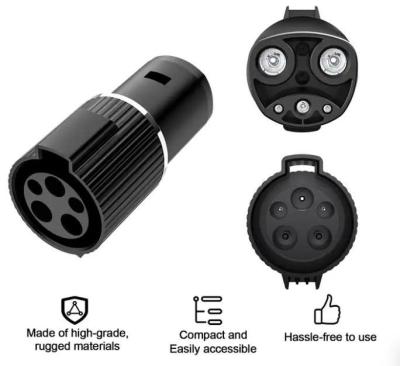 IP55 Electric Car EV Charger Adapters Long Lasting Tesla To J1772 Type1