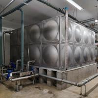Large Capacity 304 Stainless Steel Water Tank 10T Custom Size for Municipal Supply