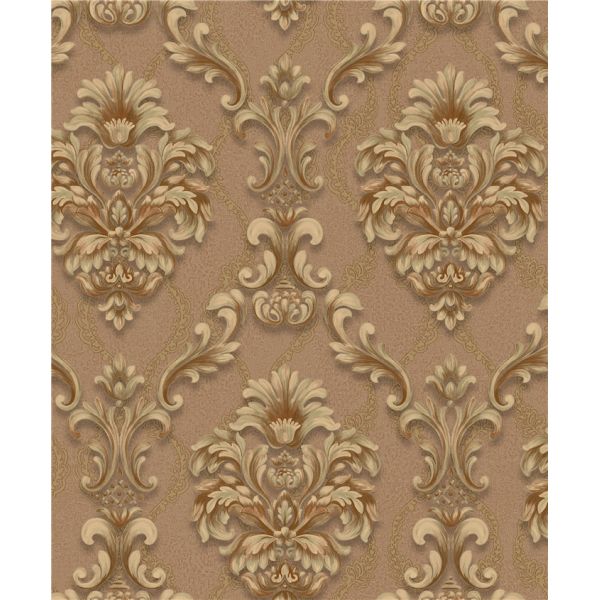 pvc vinyl project wallpaper new design classice damask washable hotel homedeco