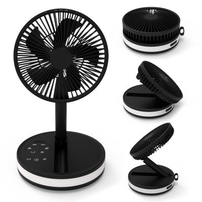 Do fã recarregável Desktop de USB do fã de tabela do suporte de HEBRONFAN teto conduzido exterior portátil