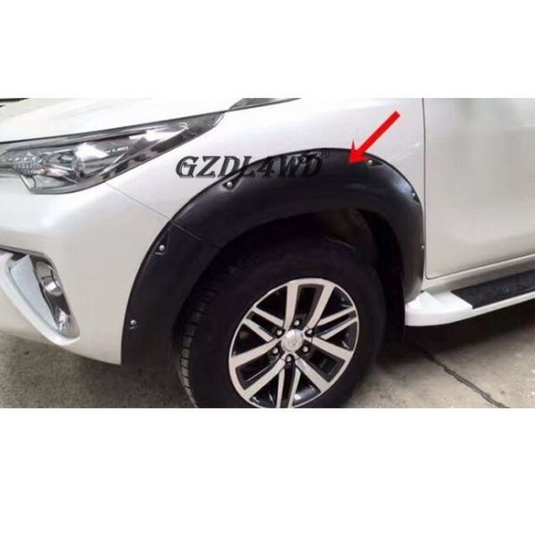 ОЭМ стиля кармана пирофакелов свода колеса 4кс4 Тойота Фортунер 2016 штейновый черный