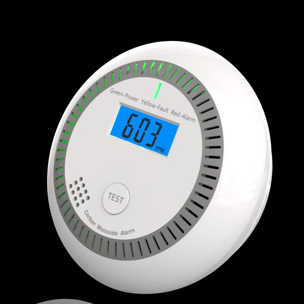10-Year Lifespan Carbon Monoxide Detector with Electrochemical Sensor and 85dB Alarm Sound