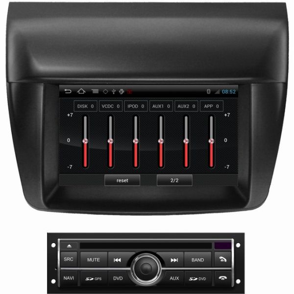 Ouchuangbo pure android 4.0 car GPS sat navi for Mitsubishi L200(Low) with S150 System 3G wifi SWC BT radio OCB-094-1C