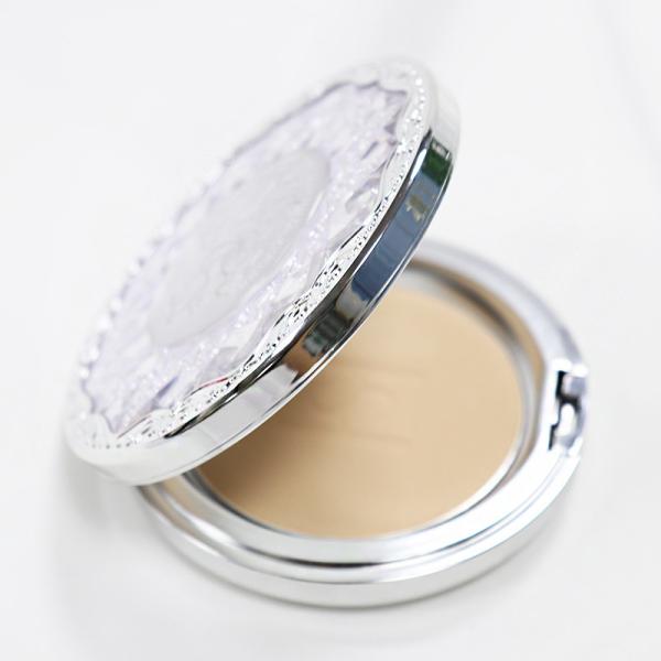 O bronzer mineral do CE 500pcs pulveriza o vintage de prata que empacota para toda a pele