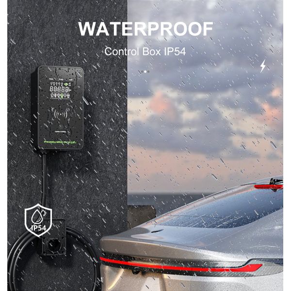 Waterproof EV Charger 3 Phase 16A 11kW Type 2 Floor Mounted Charging Stations