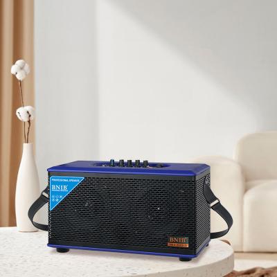 Wooden 5.25 Inch Outdoor Portable Speaker 10m Dual Wireless Bluetooth Speakers
