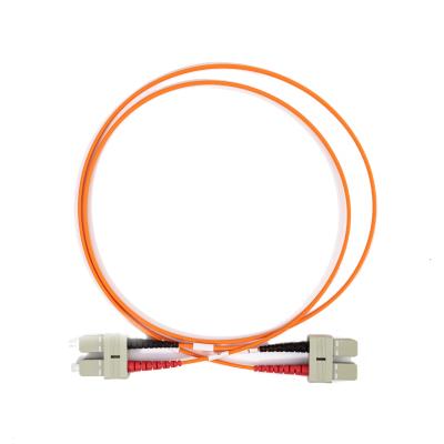 2.0mm Multimode fibre optique câbles de patch Duplex SC UPC à SC UPC 10m