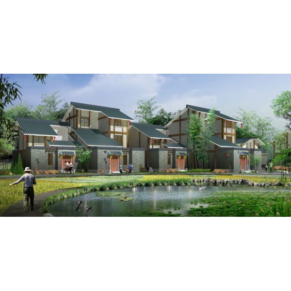 Stable Light Steel Villa House / Light Steel Homes Earthquake Resistance By Household Appliance