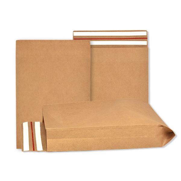 Настроенный логотип Kraft Paper Envelope Mail Bag Перерабатываемый коричневый Kraft Paper Mail Bag
