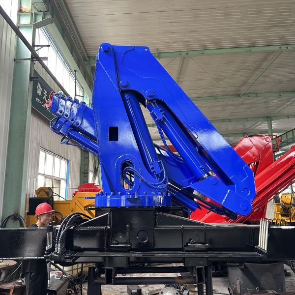 Cargo Truck Mounted Crane 4 -10 Ton Hydraulic Telescopic Boom Crane
