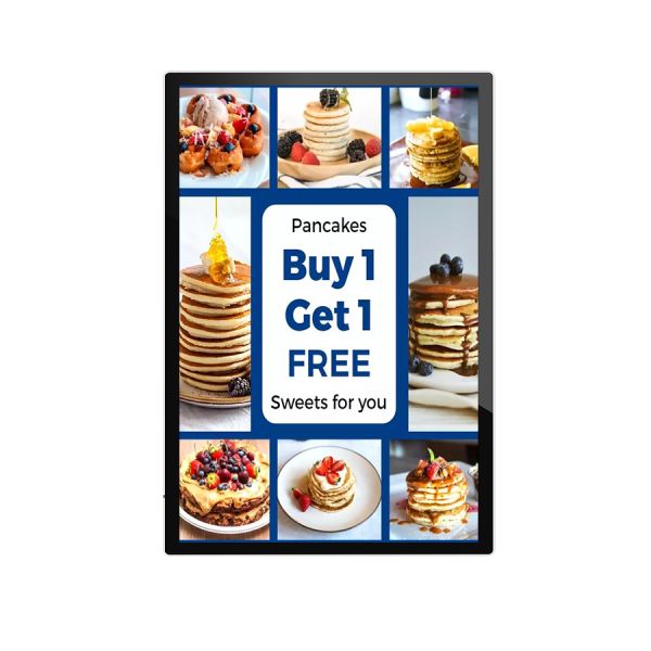 Flexible Split-Screen Layouts Wall-Mounted Digital Signage with 100 inches Display Size and Original BOE/CSOT LCD Screen