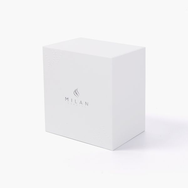 Custom Luxury Candle Box Packaging with Rigid Lid White Matte Empty Cup and Sponge Liner Aromatherapy Gift Box