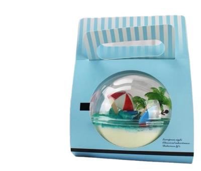 Everyday Ball Shape Poke Bowl Clear Disposable Food Grade Container Pet Card Cutting Sleeve