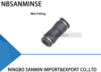 Plutônio - One Touch do estojo compacto de C que cabe a união apropriada plástica Sanmin reto do tubo do mini ar apropriado pneumático dos encaixes