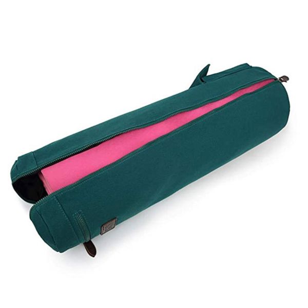 70×14cm Cotton Canvas Zipper Fashion Yoga Mat Bag Regular Color