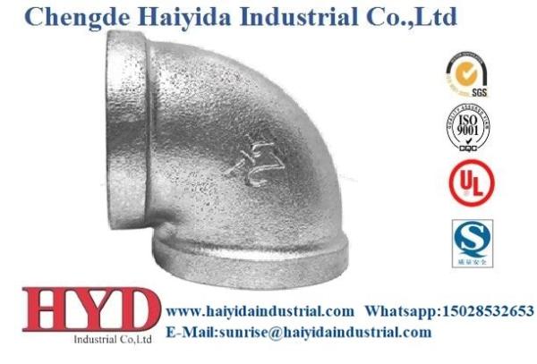 NPT Standard Malleable Iron Pipe Fitting Nipple for Industrial Applications 300 PSIG Pressure Rating
