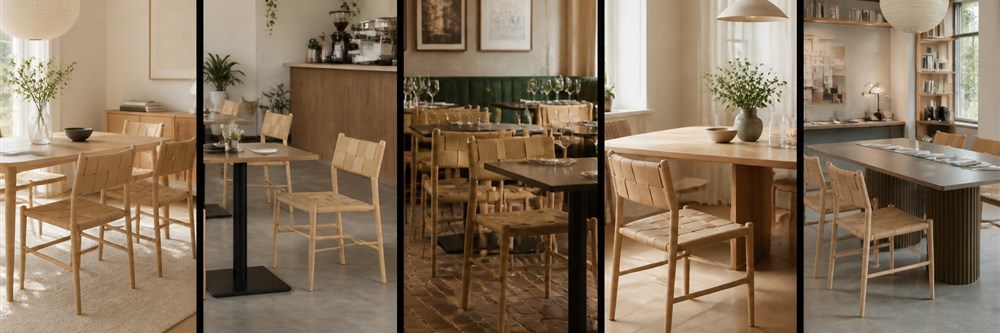 Woven Solid Wood Dining Chair CYC-010