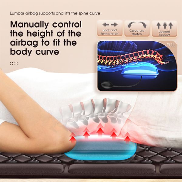 Intelligent Body Neck Foot Massage Mattress Cushion with Kneading Vibration and Heating