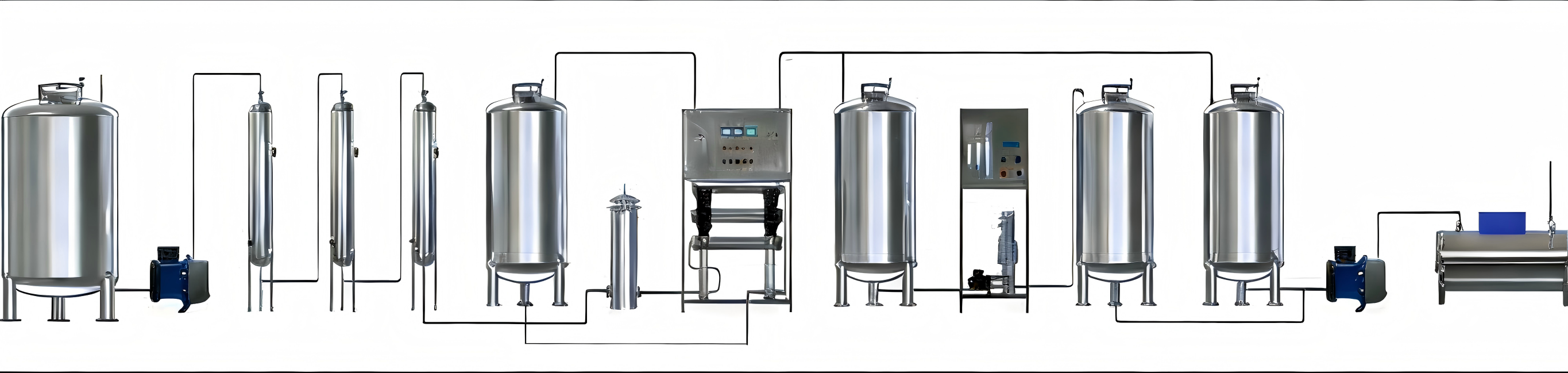 Fully Automatic Reverse Osmosis EDI Water System for Pharmacy Industry