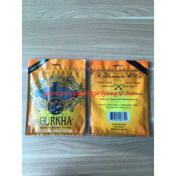 OPP Laminated Cigar Humidor Bags Humidified System To Keep Cigars Fresh And Anticorrosive