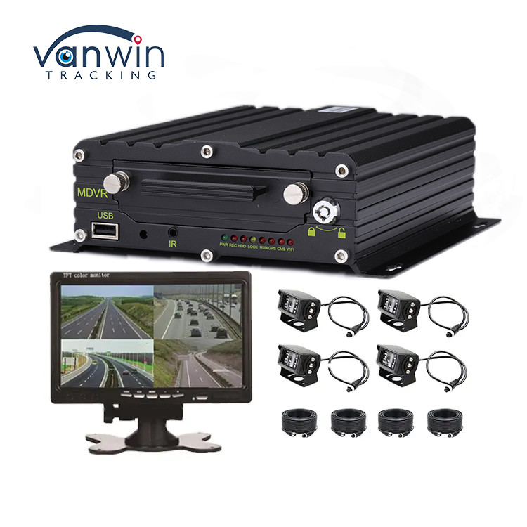 AI 4CH авторегистратор с GPS DVR 1080p мобильный DVR Автомобильный видеорегистратор DVR