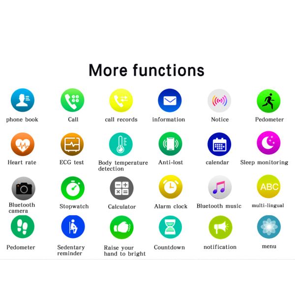 HL22PRO Smart Watch  Zinc Alloy 3.7V 220mAh Customized  Temperature Measurement