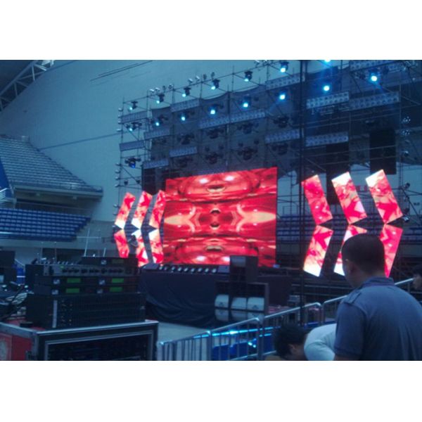 Light weight Seamless Outdoor Rental LED Display With Detection Button Noiseless