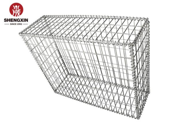 1m X 1m X 0.5m Gabion Wall Baskets Custom High Gauge