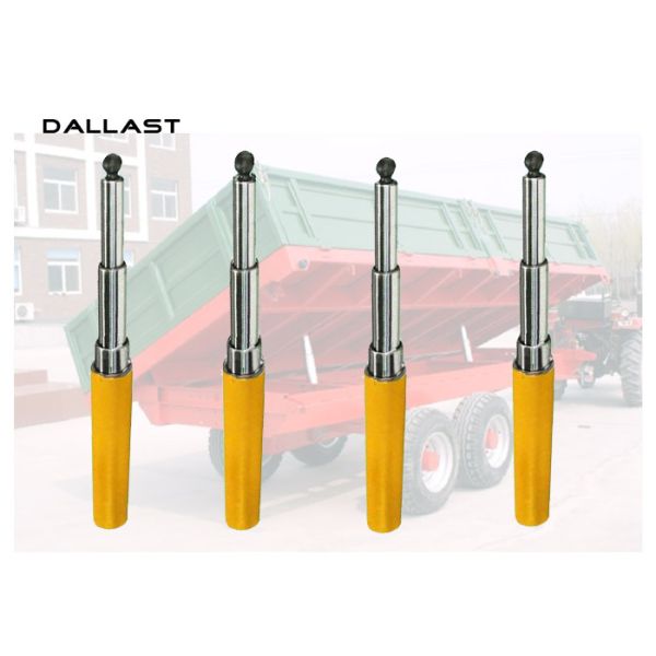 Etapa multi 3 4 de efecto simple cilindro hidráulico telescópico de 5 etapas