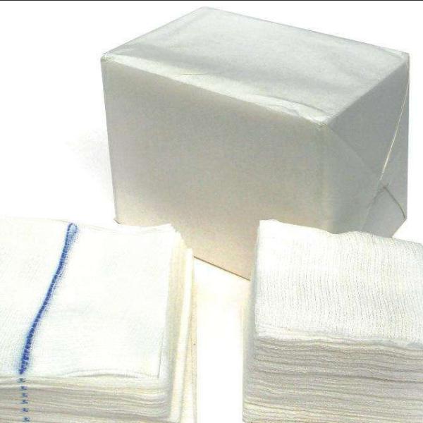 Pure Cotton Medical Gauze Swab 19*15 4*4 Surgical White Absorbent