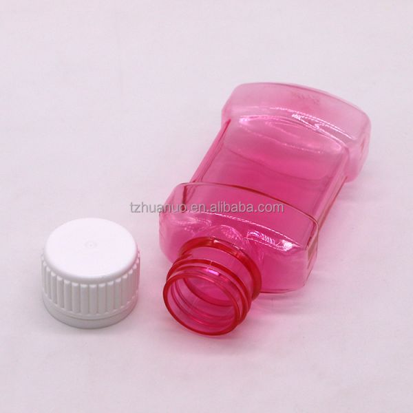 75 мл PET жидкая пластиковая бутылка для полоскания рта для полоскания рта жидкость в индивидуальном цвете