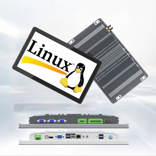 12.1-inch Industrial Panel PC 10-Point Capacitive Touch Fanless Mini PC IP65 Waterproof Intel CPU Edge Computing Box Computer