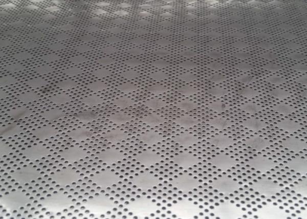 Mill Slit Decorative Perforated Metal Mesh , 310S Punched Stainless Steel Sheet