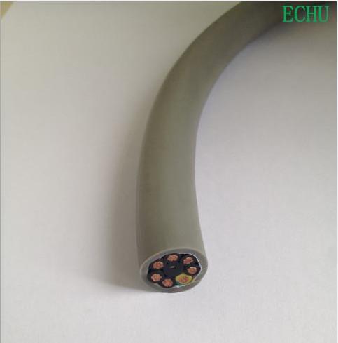 Special Cable for Drag Chains TRVVP 12Cx1.0sqmm for machine or equipments bending frequently in grey/black/orange Color