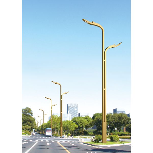 Aluminium Lamp Iron Pole LED Solar Street Lights 5 Years Warranty